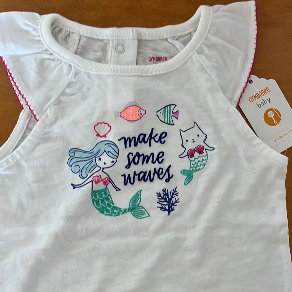 Gymboree 12-18 months baby onesie set